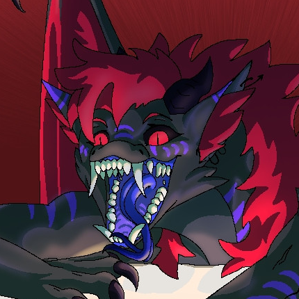 Hero art for the kip.art website showing a distressed dragon.